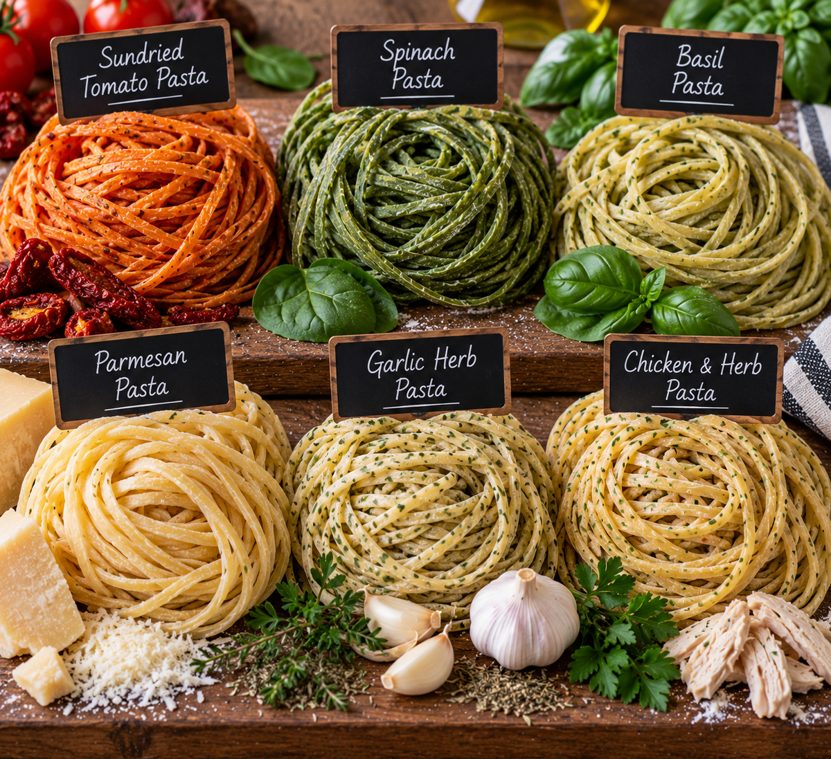 Flavored Pastas