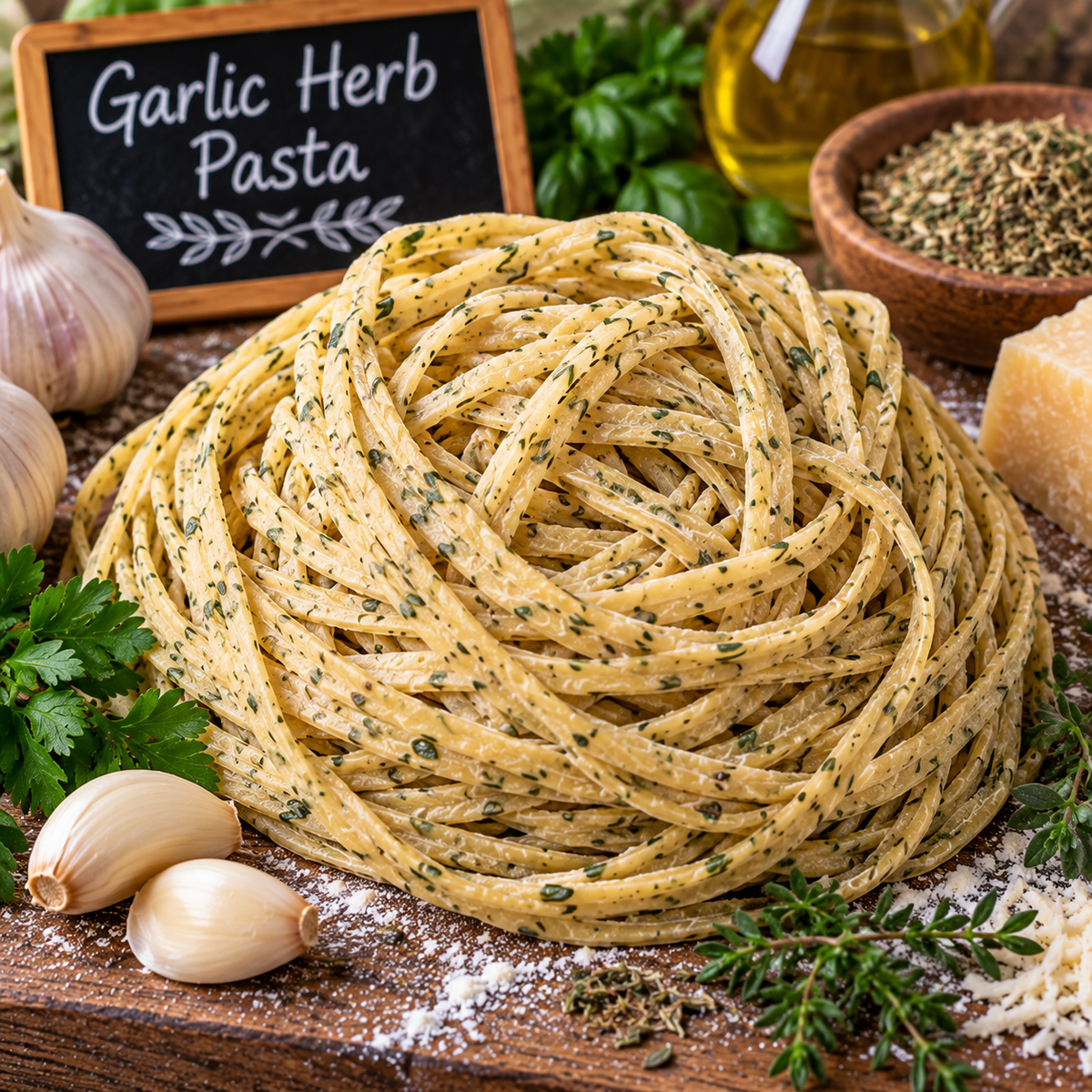 Garlic Herb Pasta - 8 ounce